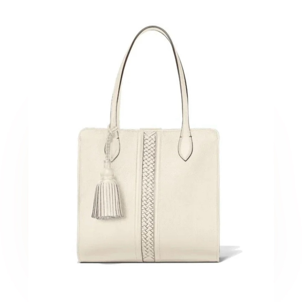 BRIGHTON FERRARA COLLECTION Stefana Large Tote White #H36352 - Picture 15 of 15